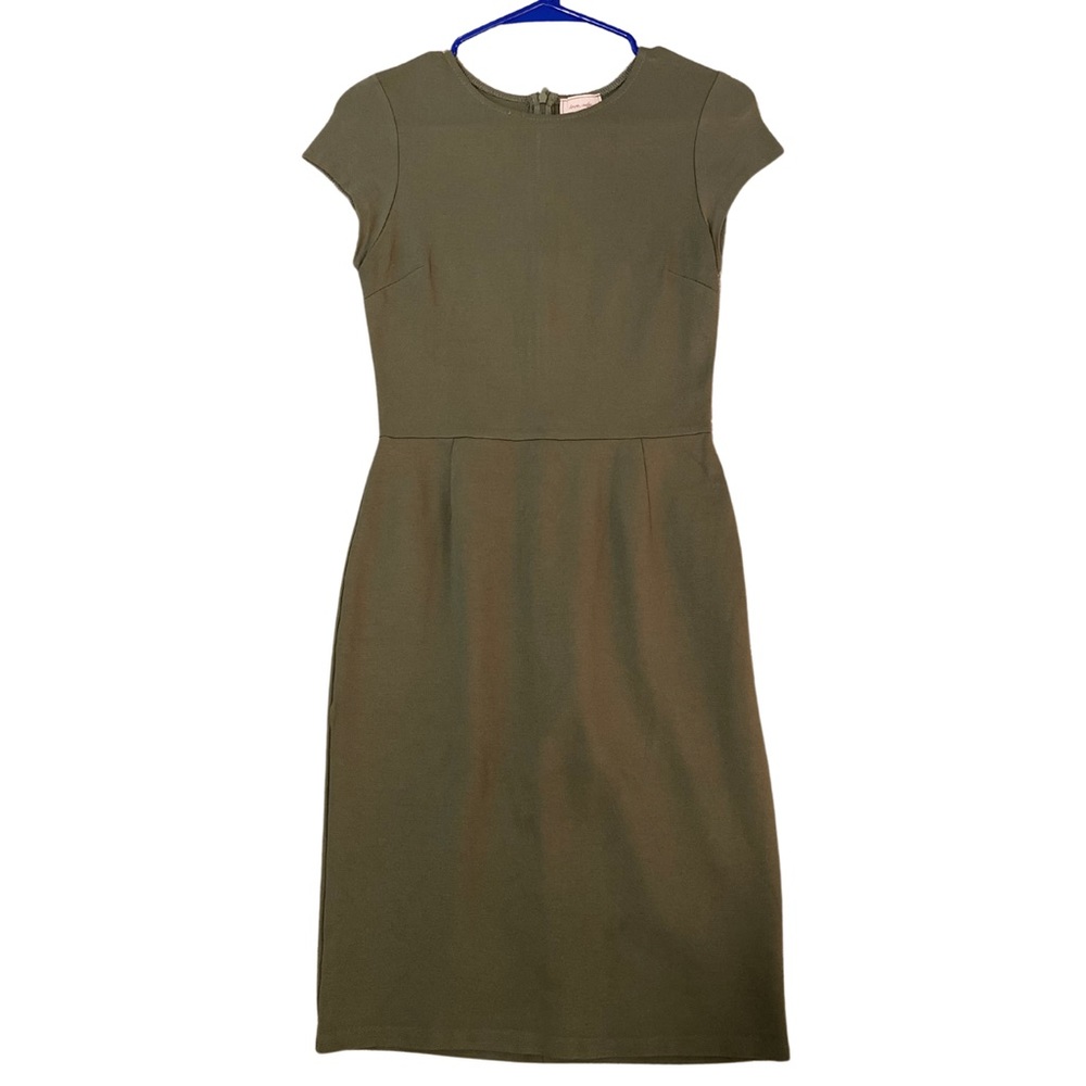 Midi Forest Green Bodycon Dress. Size Small.